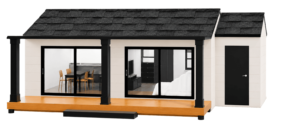 Two bedroom with office — Coastal milky white